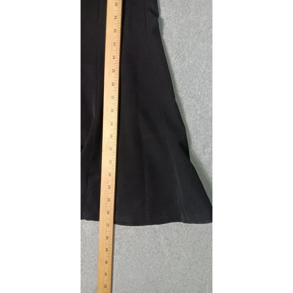 East 5th Flared Trumpet Gored Mermaid Skirt 12 Black Office Siren Minimalist Y2K